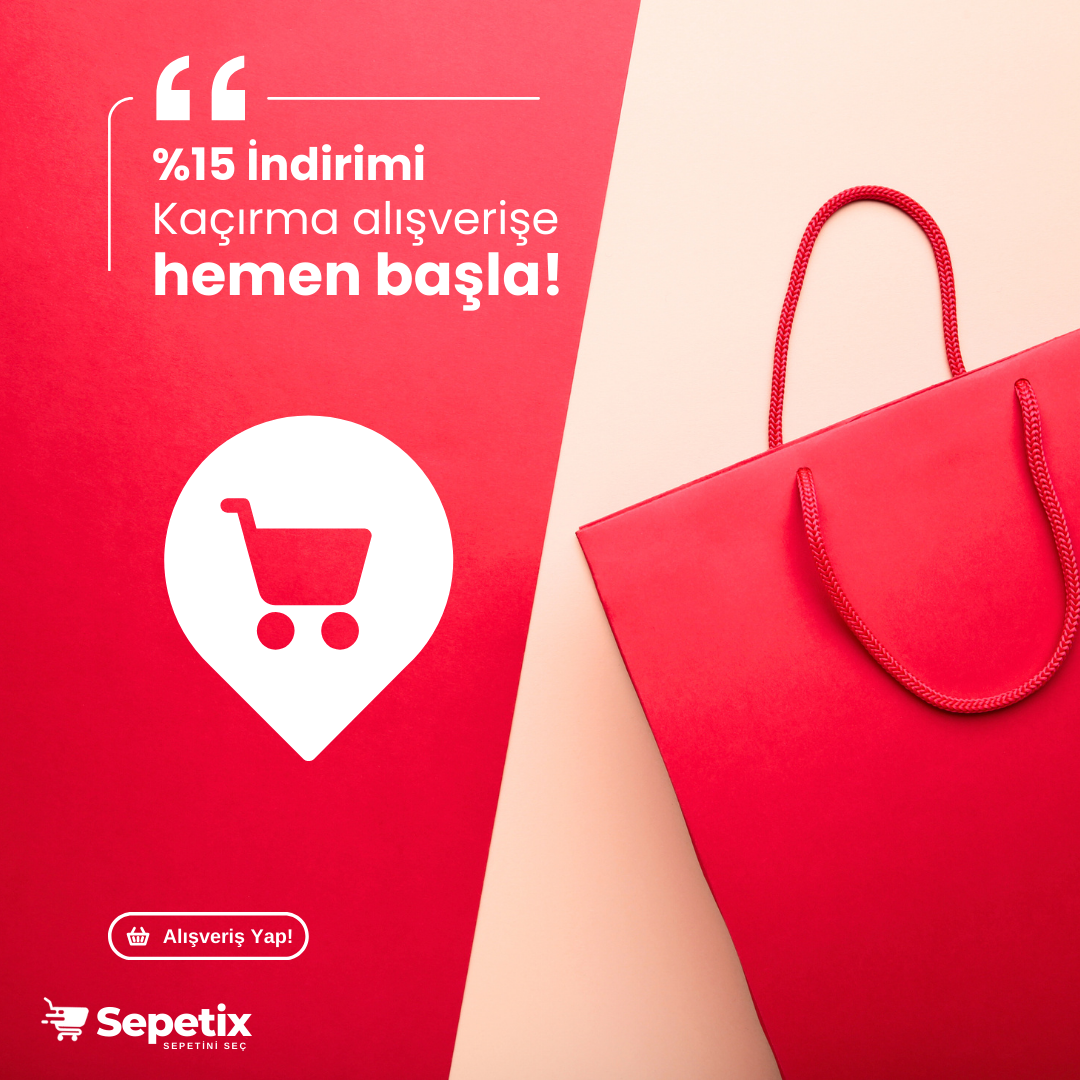 Tüm Ürünlerde %15